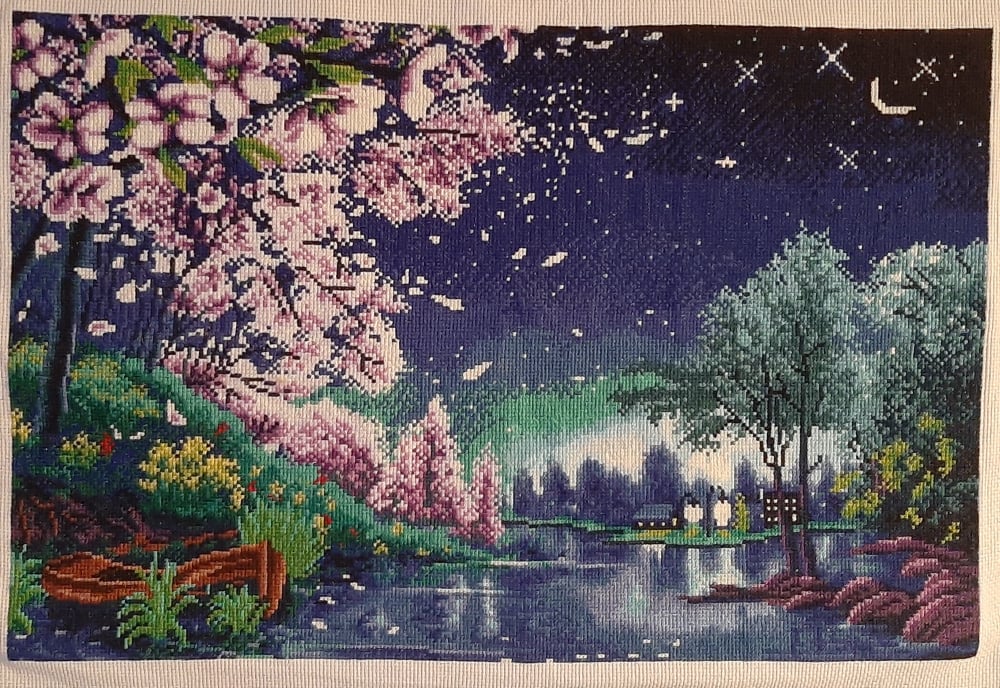 Purple Night Scene